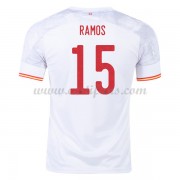Fotbalové Dresy Levně Španělsko ME 2021 Sergio Ramos 15 Venkovní Dres..